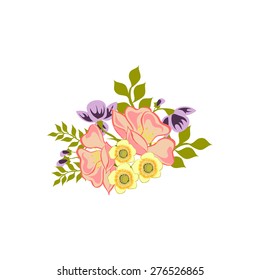 Colour flower composition