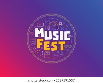 colour full vector design for t-shirts fashion stylish graphics. pop music festival graphics cards for invitations and flyers for the dance parties and festivals