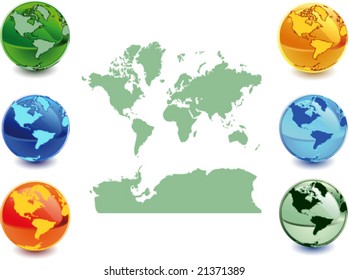 278 Green And Gold World Map Ball Images, Stock Photos & Vectors ...