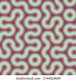 Colour Hehagon Tile Connection art background design illustration