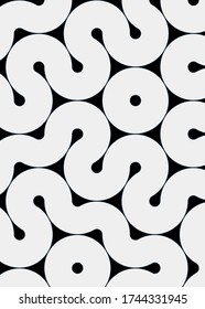 Colour Hehagon Tile Connection art background design illustration