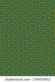 Colour Hehagon Tile Connection art background design illustration