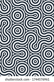 Colour Hehagon Tile Connection art background design illustration