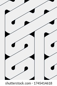 Colour Hexagon Tile Connection art background design illustration