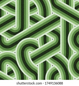 Colour Hexagon Tile Connection art background design illustration