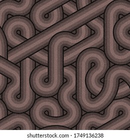 Colour Hexagon Tile Connection art background design illustration