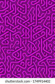 Colour Hexagon Tile Connection art background design illustration