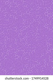 Colour Hexagon Tile Connection art background design illustration