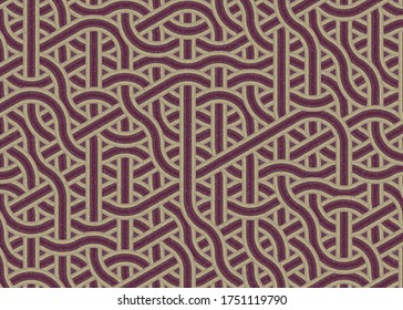 Colour Hexagon Tile Connection art background design illustration