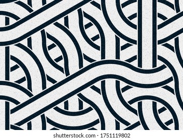 Colour Hexagon Tile Connection art background design illustration