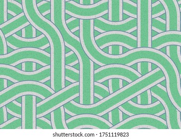 Colour Hexagon Tile Connection art background design illustration