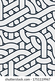 Colour Hexagon Tile Connection art background design illustration