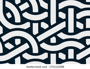 Colour Hexagon Tile Connection art background design illustration