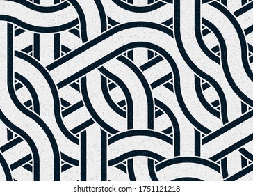 Colour Hexagon Tile Connection art background design illustration