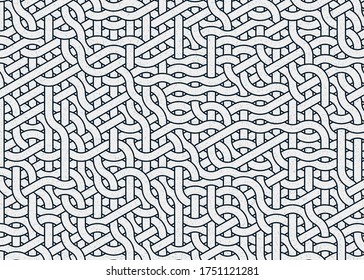 Colour Hexagon Tile Connection art background design illustration