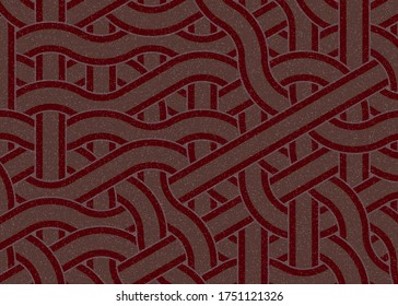 Colour Hexagon Tile Connection art background design illustration