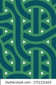 Colour Hexagon Tile Connection art background design illustration