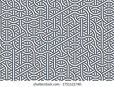 Colour Hexagon Tile Connection art background design illustration