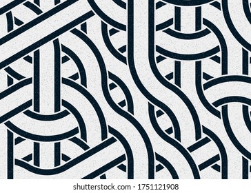 Color Hexagon Tile Connection Art Hintergrund Design-Illustration