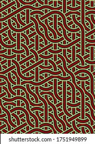 Color Hexagon Tile Connection Art Hintergrund Design-Illustration