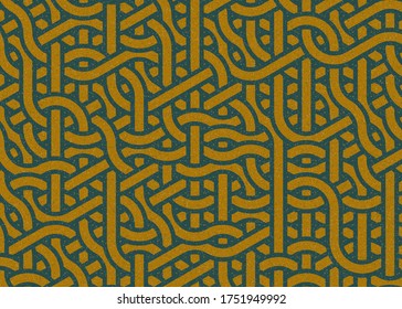 Colour Hexagon Tile Connection art background design illustration