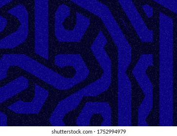 Colour Hexagon Tile Connection art background design illustration