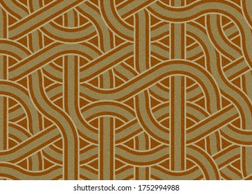 Colour Hexagon Tile Connection art background design illustration