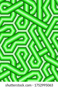 Color Hexagon Tile Connection ilustración de diseño de fondo