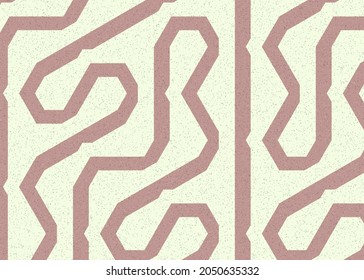 Colour Hexagon Tile Connection art background design illustration