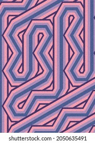 Color Hexagon Tile Connection Art Hintergrund Design-Illustration