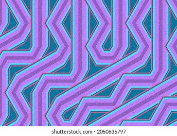 Color Hexagon Tile Connection Art Hintergrund Design-Illustration