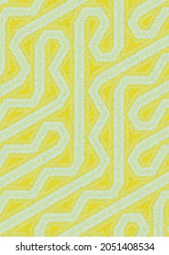 Colour Hexagon Tile Connection art background design illustration