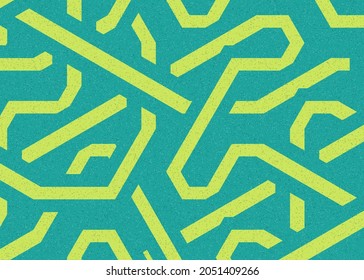 Colour Hexagon Tile Connection art background design illustration