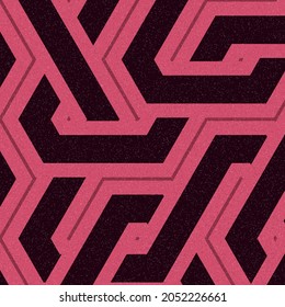 Colour Hexagon Tile Connection art background design illustration