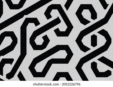 Colour Hexagon Tile Connection art background design illustration