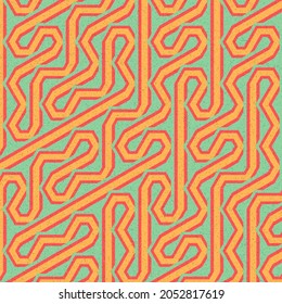 Colour Hexagon Tile Connection art background design illustration