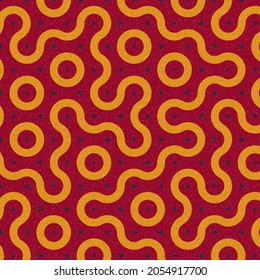 Colour Hexagon Tile Connection art background design illustration