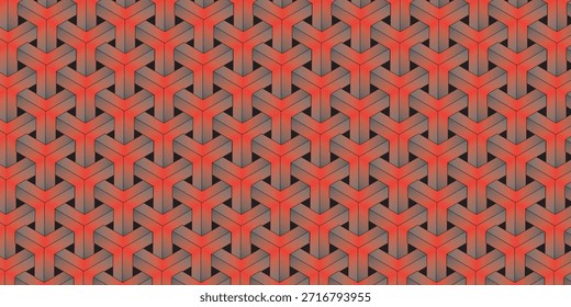 Farbe Hexagon Fliese Verbindung Kunst Hintergrund Design-Illustration

