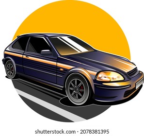 Colour illustration of the car.