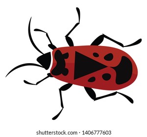 Ilustración en color de un cortafuegos, vector, dibujo en color o ilustración. 