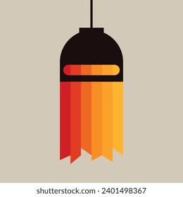 Colour light shape vintage background