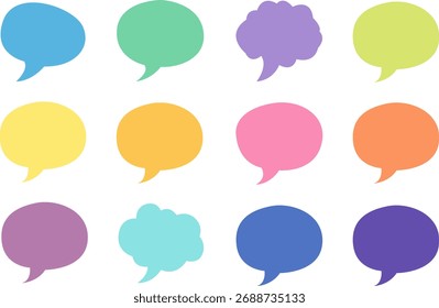 Icono de conjunto de caja de masaje de color 2