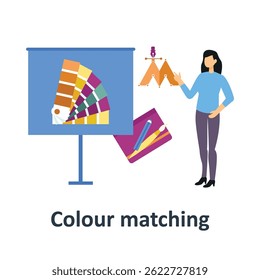 Colour matching Vector illustration which can easily modify or edit

