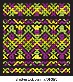 colour ornament embroidery