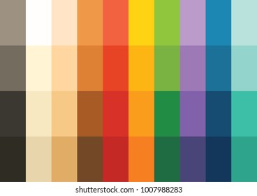 colour palette vector illustration