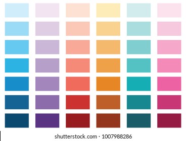 Colour Palette Vector Illustration Stock Vector (Royalty Free ...