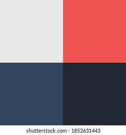 colour palette vector illustration set