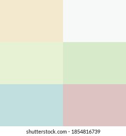 conjunto de ilustraciones vectoriales de paleta de colores