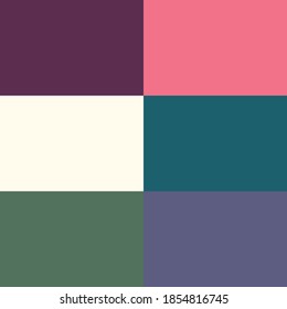 conjunto de ilustraciones vectoriales de paleta de colores
