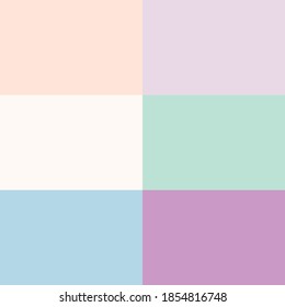 colour palette vector illustration set
